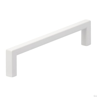 Puxador para móvel alongado 2108 128 Metal Branco Mate