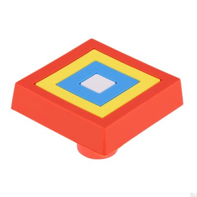 Puxador para móveis H156 Quadrado Borracha Colorido