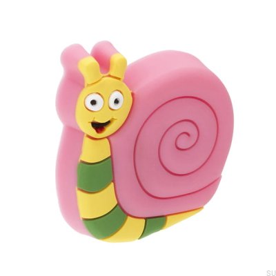 Puxador para móveis H152 Caracol Borracha Colorido