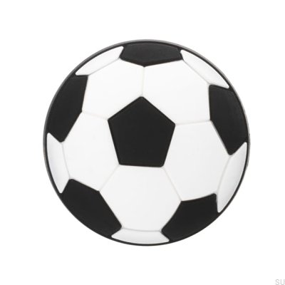 Puxador para móveis H148 Bola de borracha preta e branca