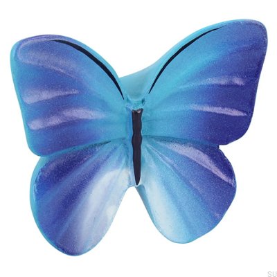 Puxador para móveis H044 Borboleta Plástico Azul
