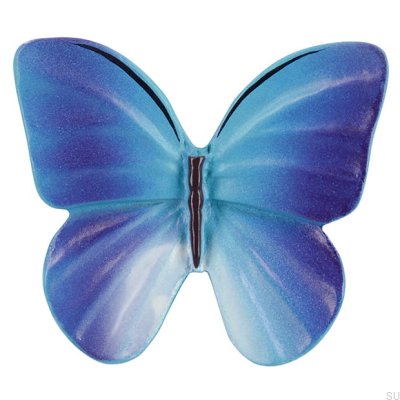 Puxador para móveis H044 Borboleta Plástico Azul