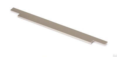 Puxador para móveis Linear 447 Aluminium Silver edge