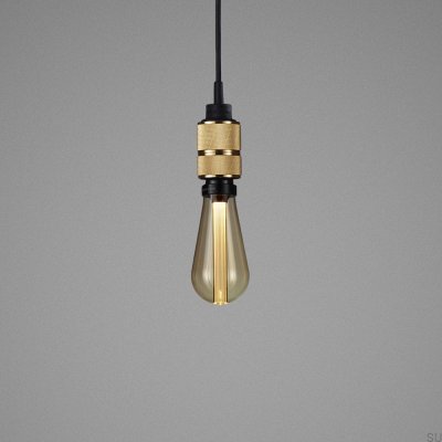 Luminária pendente sem cúpula 1.0 Gancho S 2 m Latão