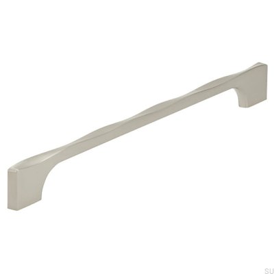 Puxador para móvel alongado 2210 256 Silver Brushed