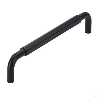 Puxador para móvel alongado 2482 160 Metal Preto Mate