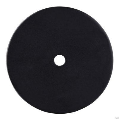 Almofada do botão 2490 metal preto fosco