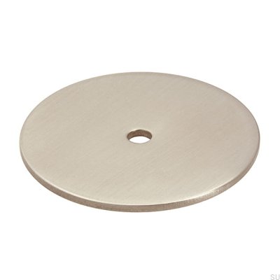 Almofada do botão 2490 prata escovada