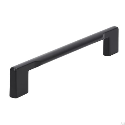 Puxador para móvel alongado 2496 160 Metal Preto Mate