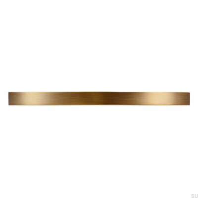 Puxador para móvel alongado 2502 160 Ouro Antigo Escovado