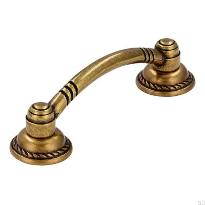 Puxador para móveis alongado 812 64 Bronze antigo