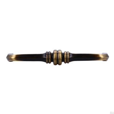 Puxador para móveis alongado 563 96 Bronze antigo