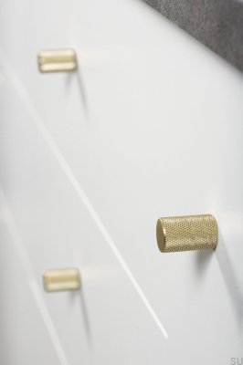 Maçaneta para móveis Graf Gold Brushed Bright