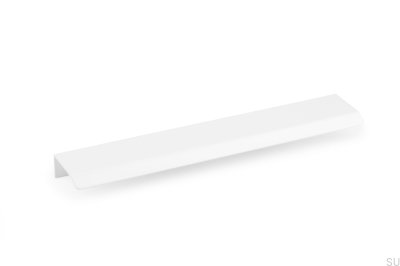 Puxador de móvel Curve 128 edge, alumínio branco