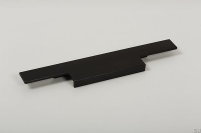 Puxador de borda para móveis Linear 297 Metal Black Mat