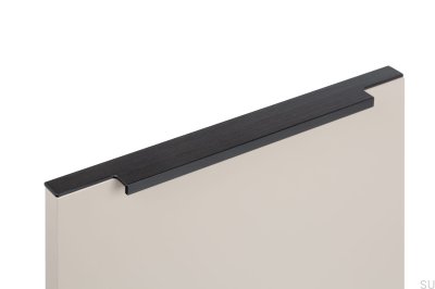 Puxador para móveis Linear 397 Metal Black Mat