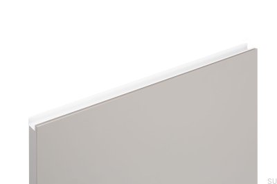 Puxador para móveis Edge Jey2 397 Alumínio Branco Mate