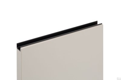 Jey2 247 Aluminium Black edge puxador para móveis