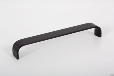 Puxador para móveis Sense Mini 256 com fenda alumínio preto