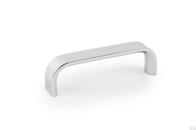 Puxador de móveis oblongo Sense Mini 96 Cromado polido