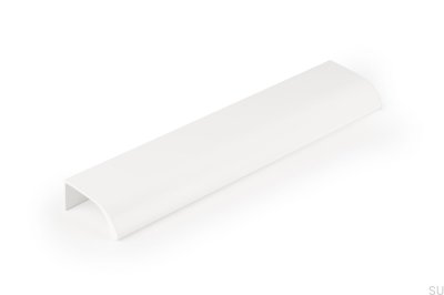 Puxador para móveis Ona 128 Edge em alumínio branco