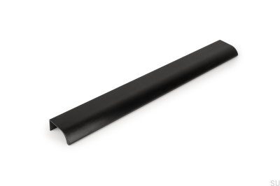 Puxador para móveis Ona 256 Edge Alumínio Preto Anodizado