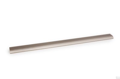 Puxador para móveis Ona 1056 Edge em alumínio anodizado prateado