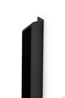 Puxador para móveis Vann 1200 edge, alumínio preto
