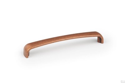 Puxador de móvel oblongo Orion 128 cobre antigo