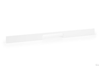 Puxador para móveis alongado Peak 448 Aluminium White