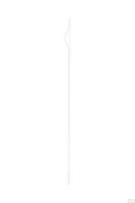 Puxador longitudinal Brave 992 Alumínio Branco (assimétrico)