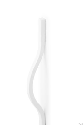Puxador longitudinal Brave 992 Alumínio Branco (assimétrico)