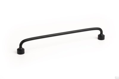 Puxador de móvel alongado Floid 192 Metal preto