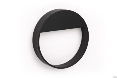 Puxador redondo Bau 64 para móveis, metal preto