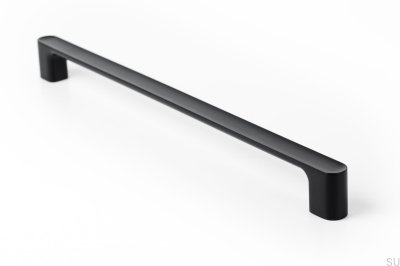 Puxador oblongo para móveis Luv 320 Black Mat