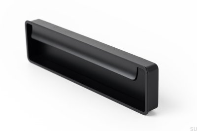 Puxador de móveis embutido Fold Metal Black Mat