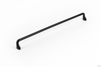 Puxador de móveis longitudinal Soft 320 Black Mat