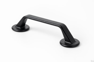 Puxador de móveis oblongo Este é 128 Metal Black