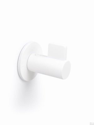 Cabide de parede Fin Matt White Eco