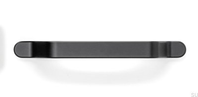 Puxador móvel alongado Belt 160 Metal Preto Mate