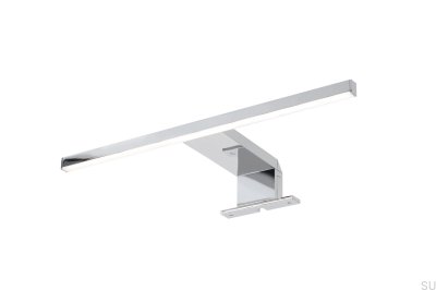 Candeeiro de casa de banho por cima do espelho Candeeiro de parede LED Jot D-M 305 mm Cromado