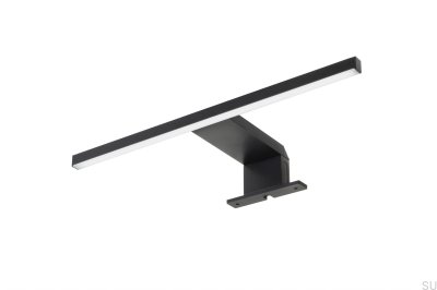 Candeeiro de casa de banho por cima do espelho Candeeiro de parede LED Jot D-M 305 mm Preto