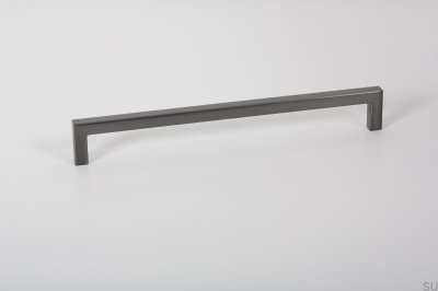 Puxador para móvel alongado U 0056 128 Metal Cinza Escovado