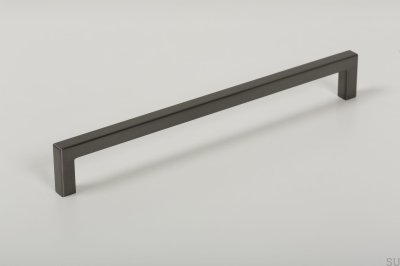 Puxador para móvel alongado U 0056 192 Metal Cinza Escovado