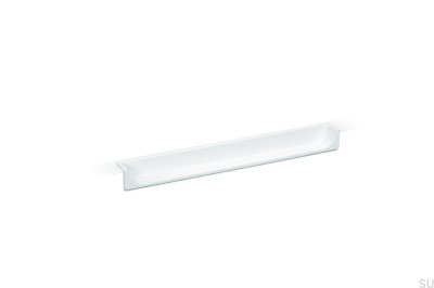 Puxador para móveis embutidos Hide 90 Metal White
