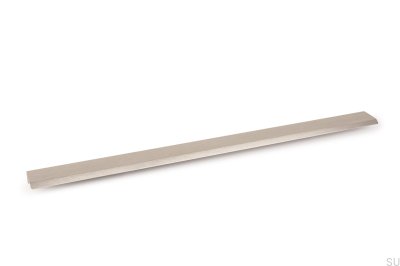 Puxador para móveis Curve 416 Aluminium Silver com borda escovada