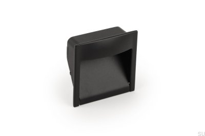 Puxador para móveis embutido Wave 32 Metal Preto Mate
