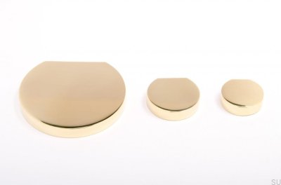 Maçaneta para móveis Globe 20 Latão polido sem pintura