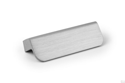 Puxador para móveis alongado Flapp 32 Aluminium Silver Brushed