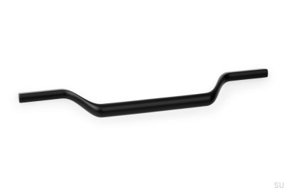Puxador para móveis Valley 160 oblongo Metal Preto Mate
